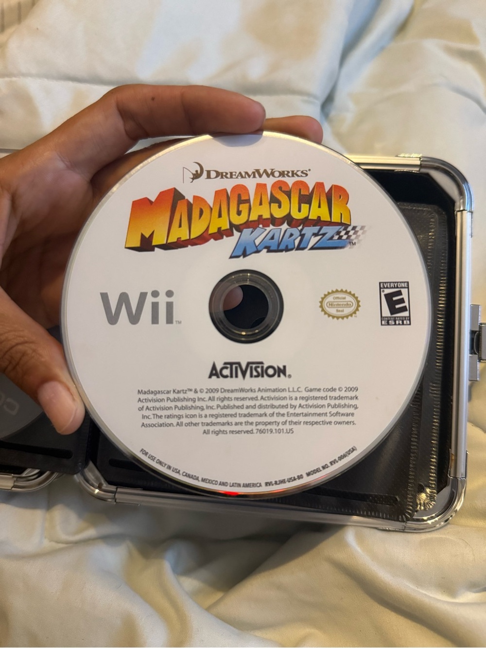 💛 3 for $15 💛 Madagascar Kartz for Wii - White Game Disc